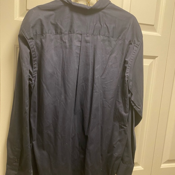 Dockers Tour Long Sleeve Shirt Button Up Pocket 100% Cotton Black Size XL(New) - Picture 8 of 14